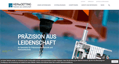 Desktop Screenshot of hein-oetting.de